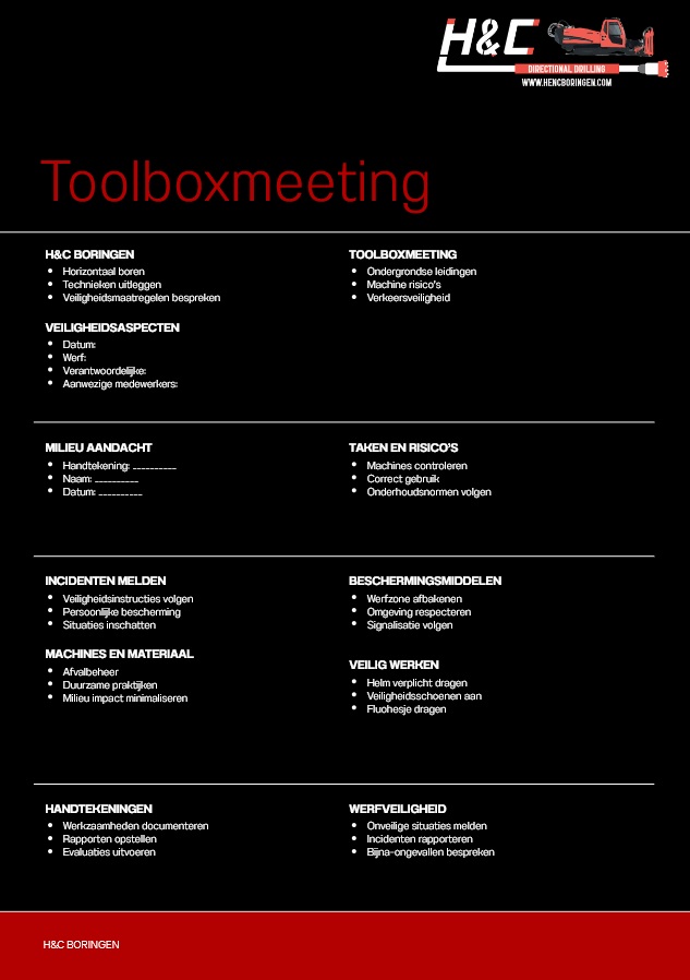 H&C Boringen - H&C Toolbox